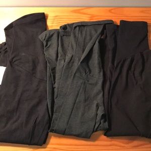 Maternity crop legging